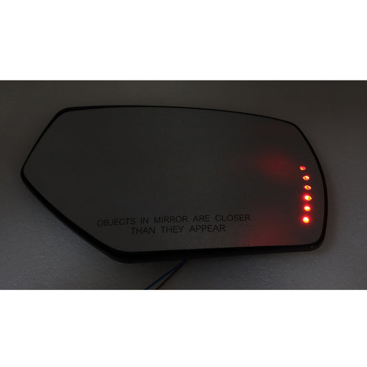 Right Side Heated Mirror Glass W/Signal For 2014-2018 Chevrolet Silverado Sierra