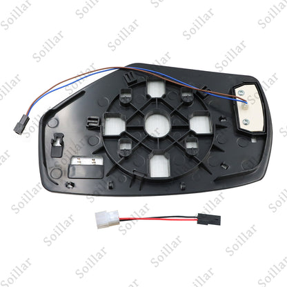 Right Side Heated Mirror Glass W/Signal For 2014-2018 Chevrolet Silverado Sierra