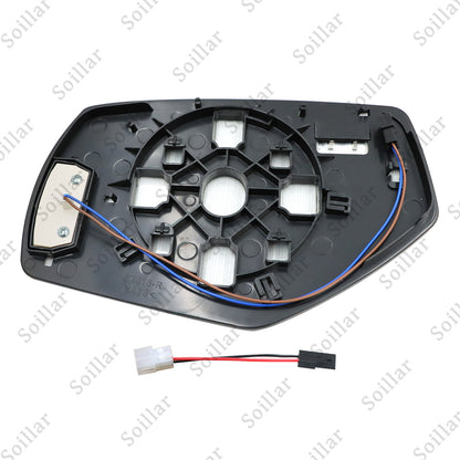 Right Side Heated Mirror Glass W/Signal For 2014-2018 Chevrolet Silverado Sierra