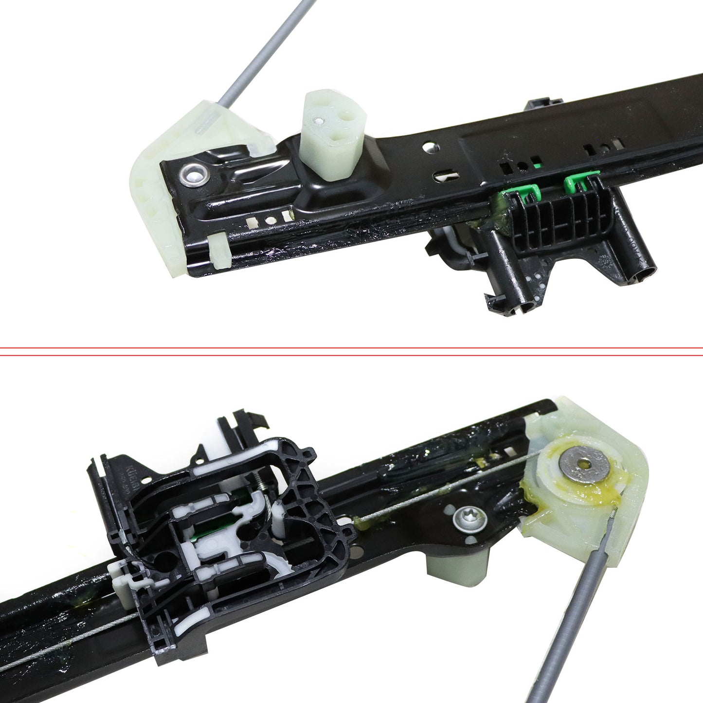 Fits For Land Rover Discovery 2017-2020 Front LH Power Window Regulator W/Motor