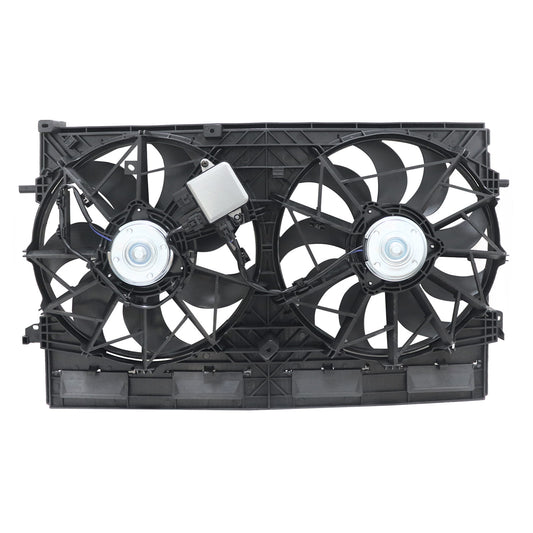 For Nissan Rogue 2021-2023 Dual Radiator Cooling Fan Assembly w/ Control Module