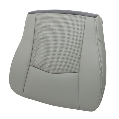 Passenger Bottom Perfrated Leather Seat Cover Gray For 2004-2009 Cadillac SRX