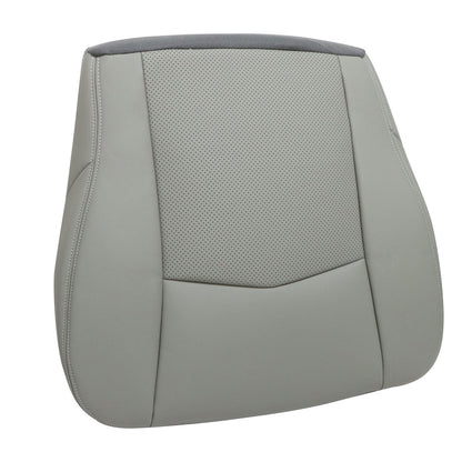 Passenger Bottom Perfrated Leather Seat Cover Gray For 2004-2009 Cadillac SRX