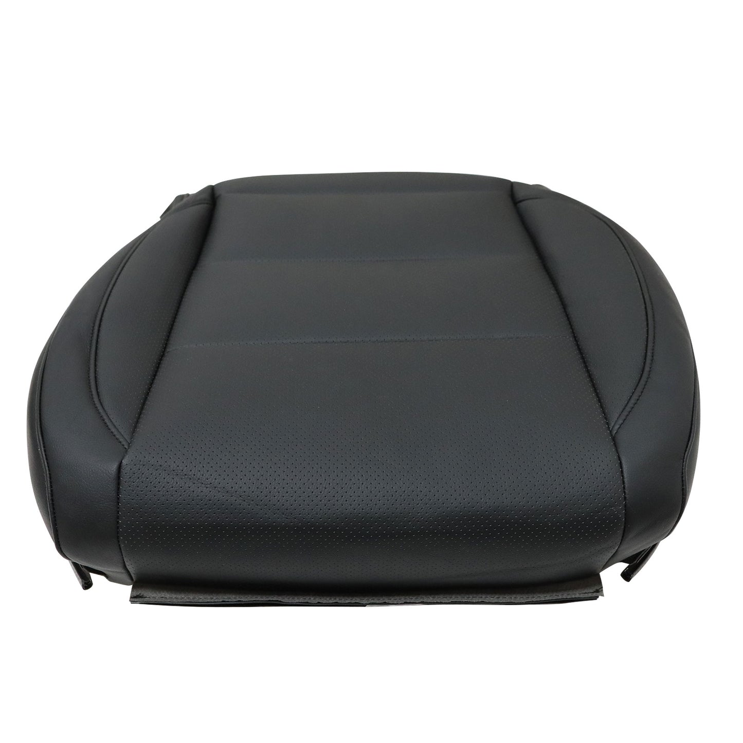 For 2006-2010 VW Jetta Passenger Side Bottom Perforated Leather Seat Cover Black