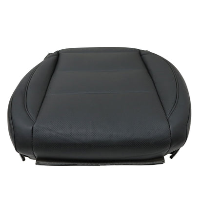 For 2006-2010 VW Jetta Passenger Side Bottom Perforated Leather Seat Cover Black