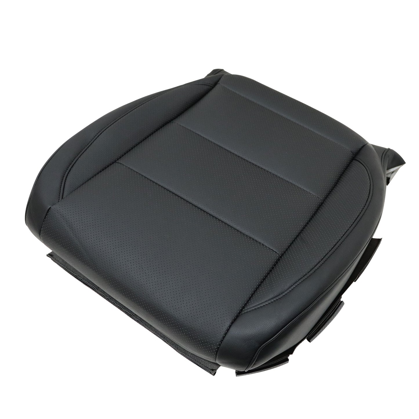 For 2006-2010 VW Jetta Passenger Side Bottom Perforated Leather Seat Cover Black
