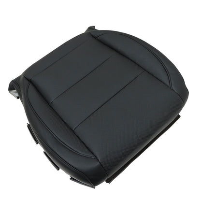 For 2006-2010 VW Jetta Passenger Side Bottom Perforated Leather Seat Cover Black