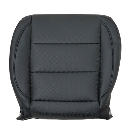 For 2006-2010 VW Jetta Passenger Side Bottom Perforated Leather Seat Cover Black