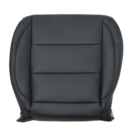 For 2006-2010 VW Jetta Passenger Side Bottom Perforated Leather Seat Cover Black