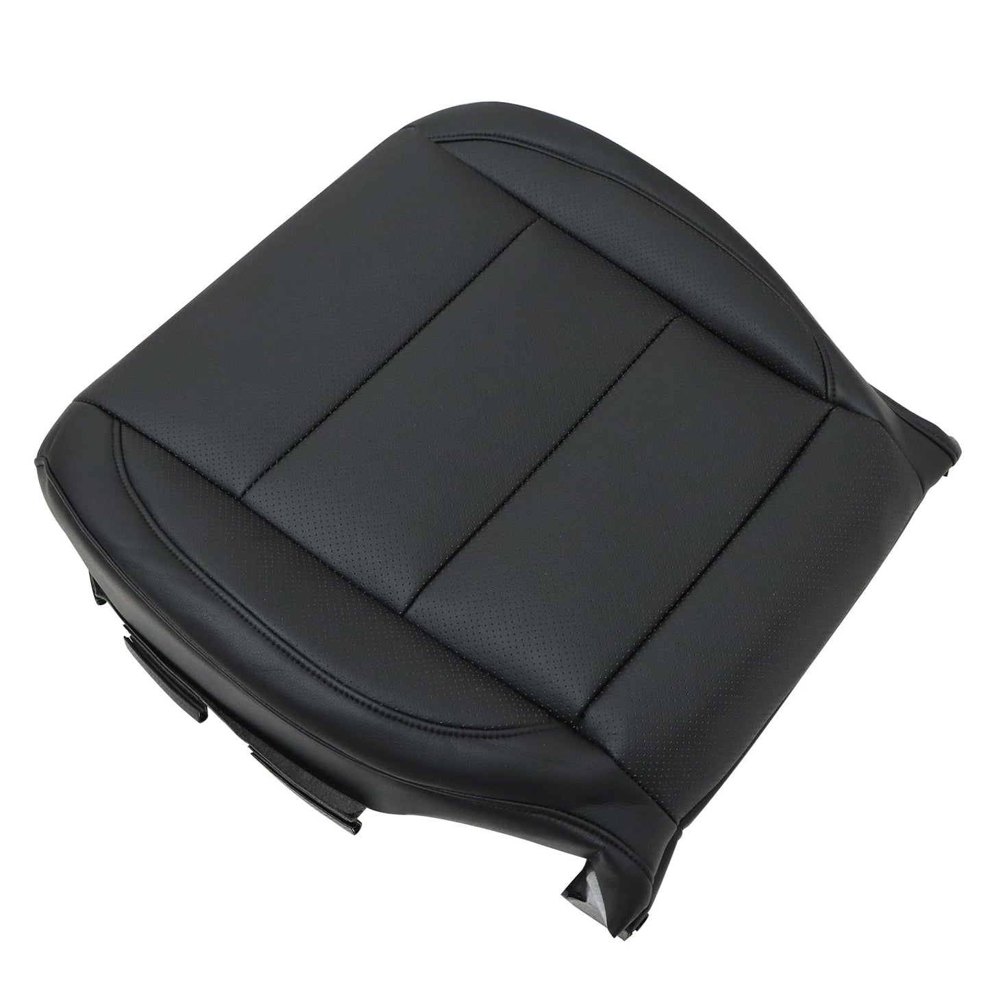 For 2006-2010 VW Jetta Passenger Side Bottom Perforated Leather Seat Cover Black
