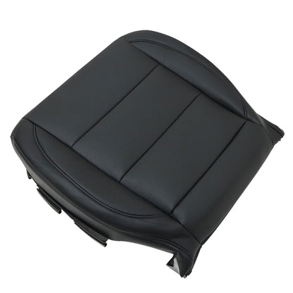 For 2006-2010 VW Jetta Passenger Side Bottom Perforated Leather Seat Cover Black