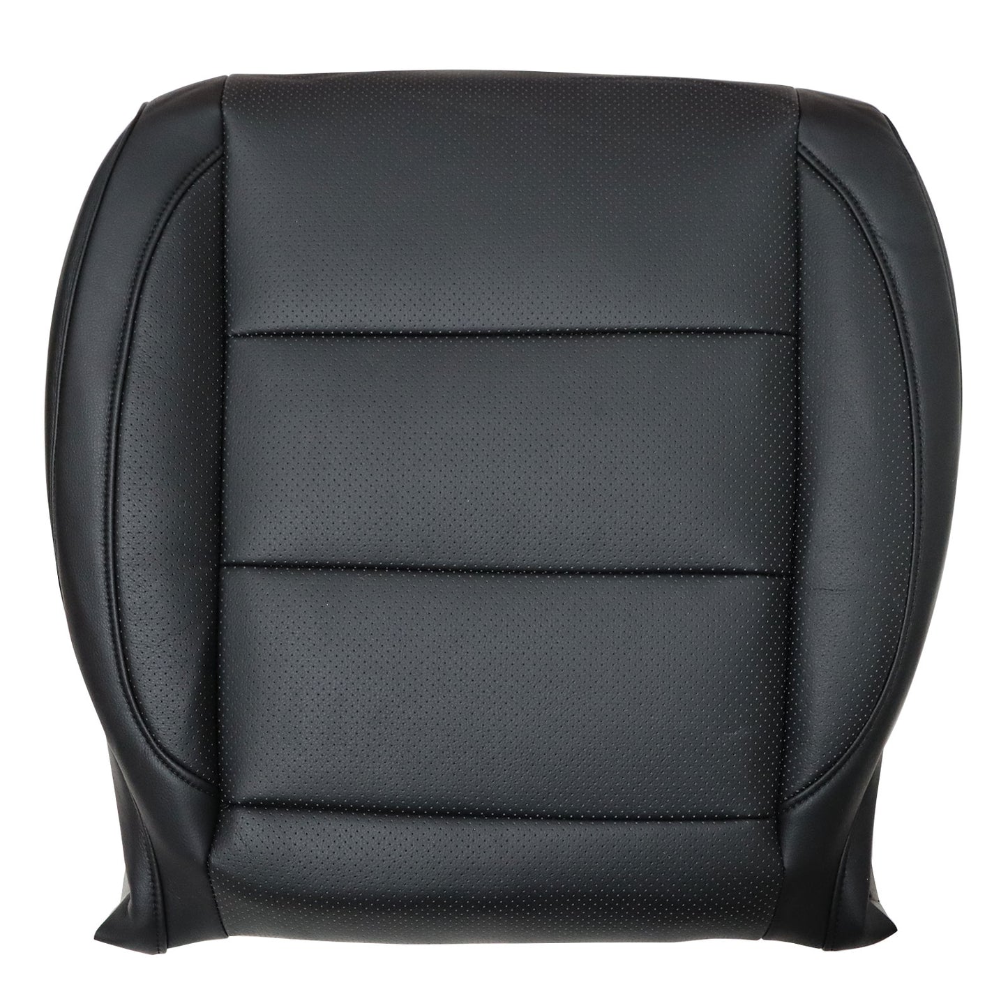 For 2006-2010 VW Jetta Sedan Driver Bottom Replacement Leather Seat Cover Black