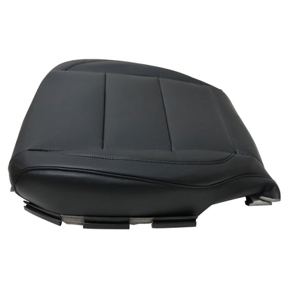 For 2006-2010 VW Jetta Sedan Driver Bottom Replacement Leather Seat Cover Black