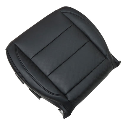 For 2006-2010 VW Jetta Sedan Driver Bottom Replacement Leather Seat Cover Black