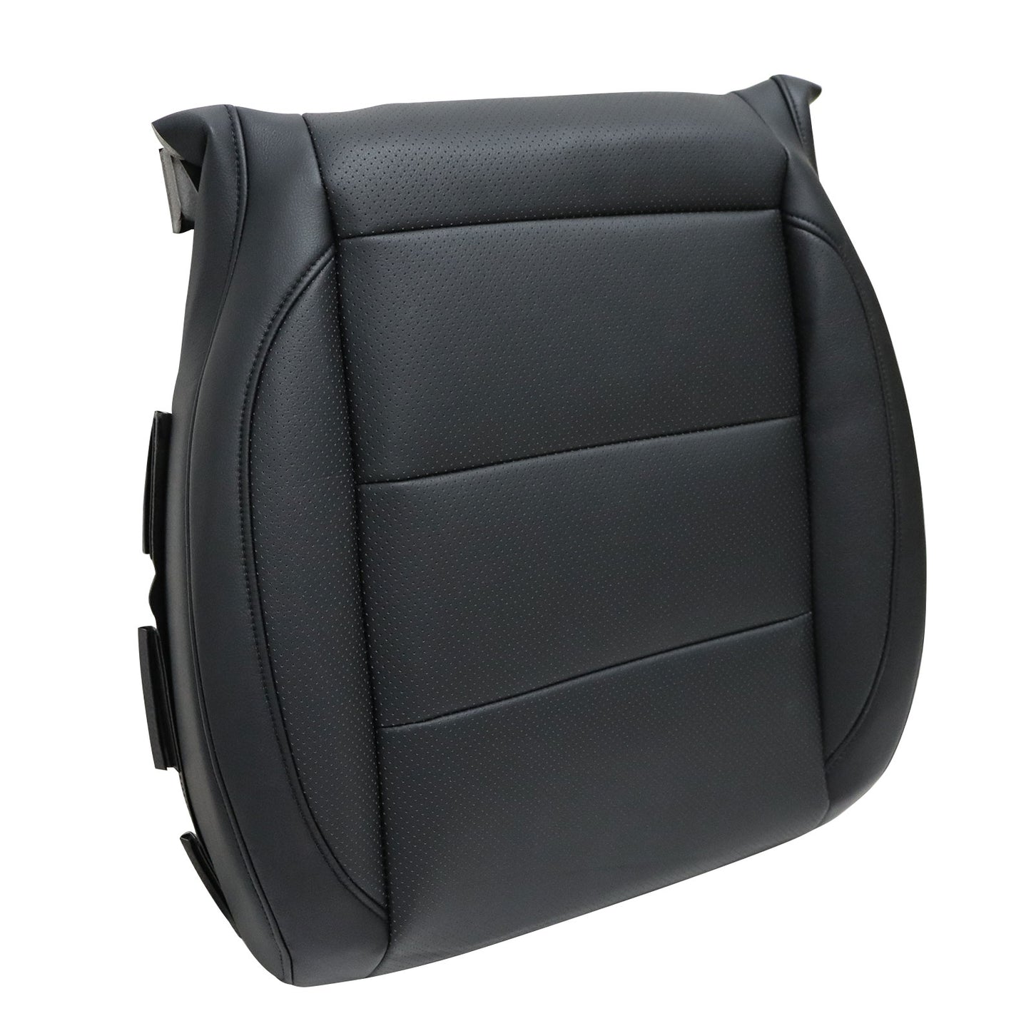For 2006-2010 VW Jetta Sedan Driver Bottom Replacement Leather Seat Cover Black