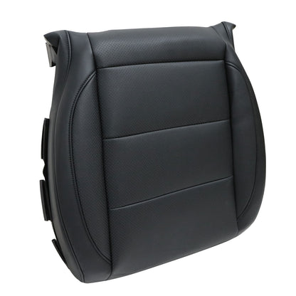 For 2006-2010 VW Jetta Sedan Driver Bottom Replacement Leather Seat Cover Black