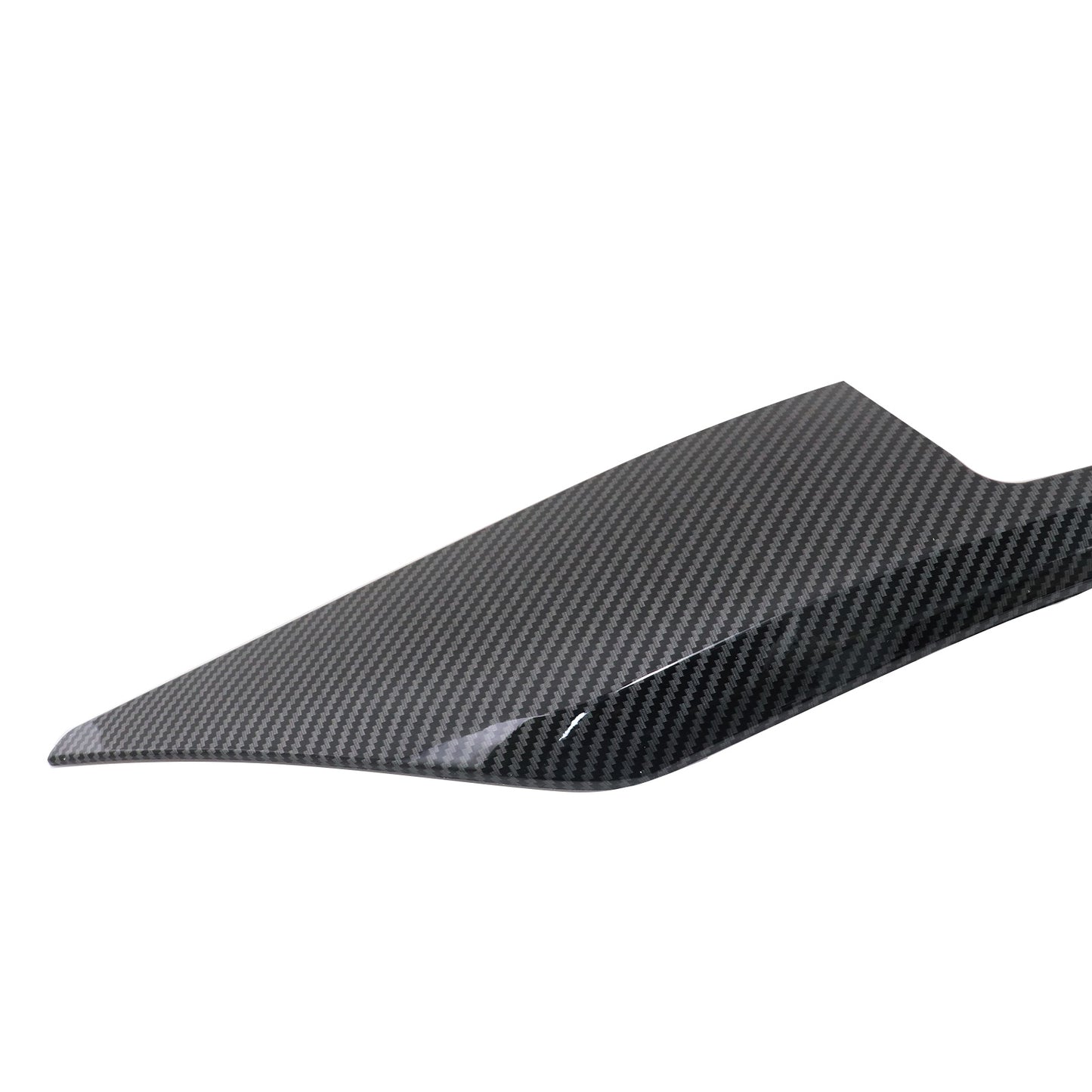 For BMW 3 Series F30 F31 2012-2018 Carbon Fiber Look Center Dash Panel Trim 2Pcs