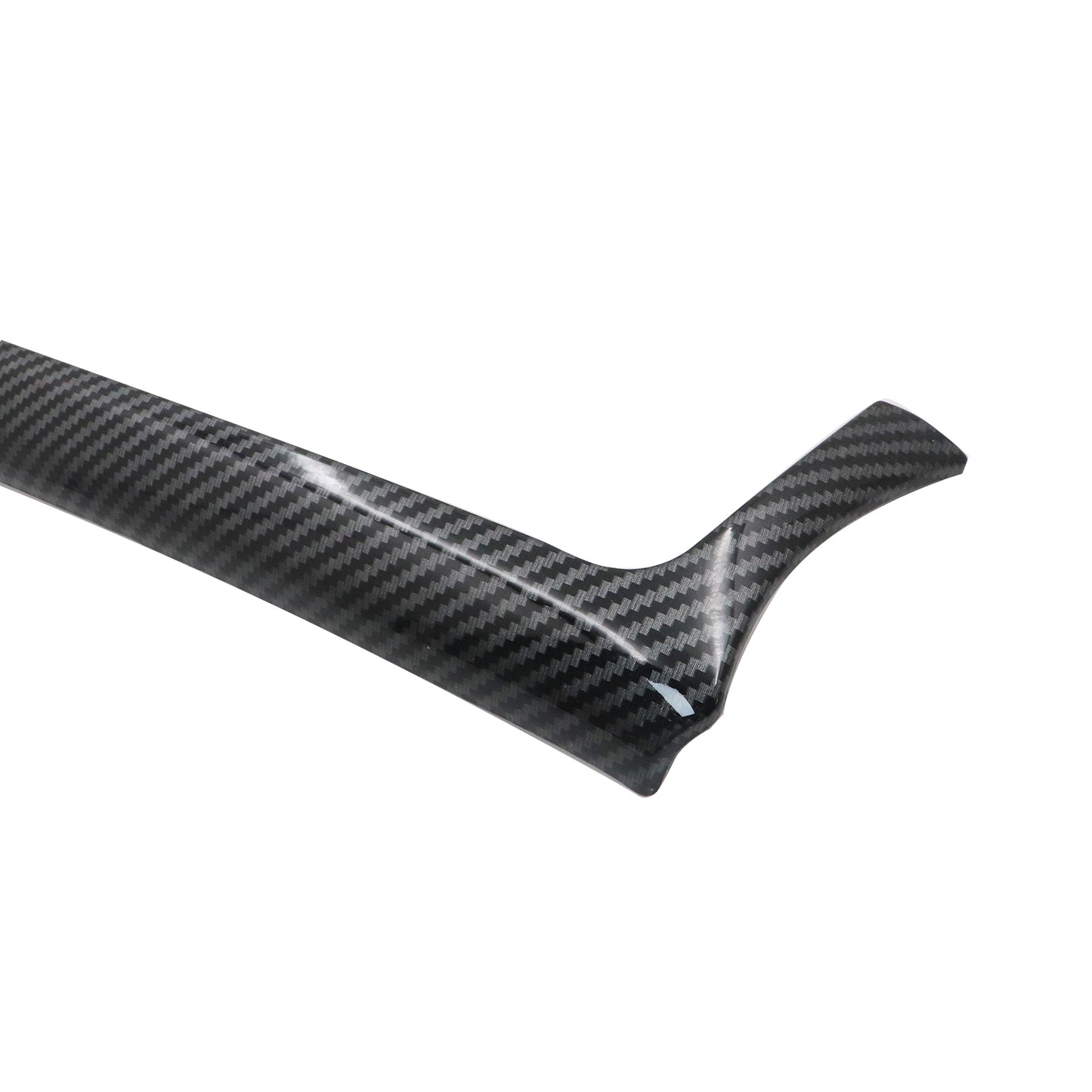 For BMW 3 Series F30 F31 2012-2018 Carbon Fiber Look Center Dash Panel Trim 2Pcs
