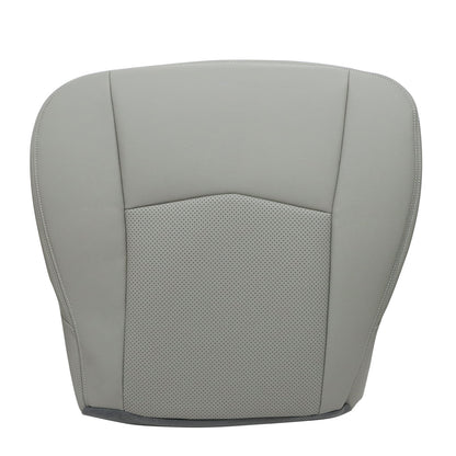 Driver Bottom Replacement PERF Leather Seat Cover Gray For 04-09 Cadillac SRX