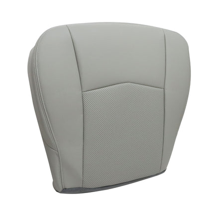 Driver Bottom Replacement PERF Leather Seat Cover Gray For 04-09 Cadillac SRX