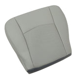 Driver Bottom Replacement PERF Leather Seat Cover Gray For 04-09 Cadillac SRX