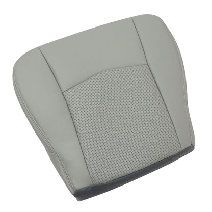 Driver Bottom Replacement PERF Leather Seat Cover Gray For 04-09 Cadillac SRX