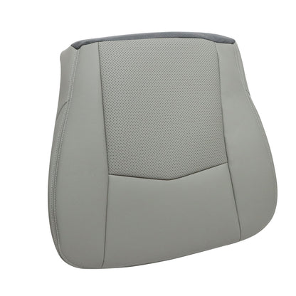 Driver Bottom Replacement PERF Leather Seat Cover Gray For 04-09 Cadillac SRX