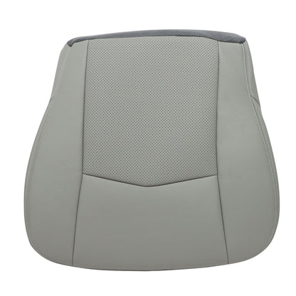 Driver Bottom Replacement PERF Leather Seat Cover Gray For 04-09 Cadillac SRX