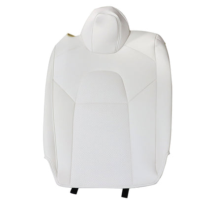 For 2017 to 2023 Tesla Model 3 Front & Rear Full Set Leather 5 Seat Cover White