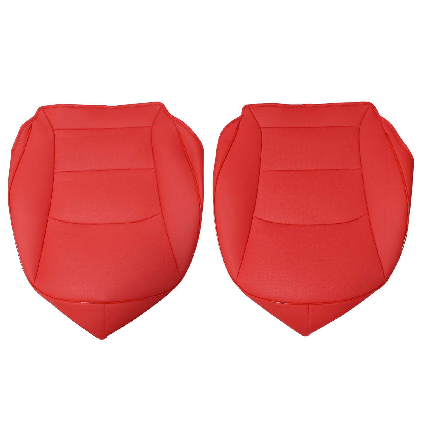For 2017-2023 Tesla Model 3 Leather Full Set Seat Cover Front & Rear Cushion Red