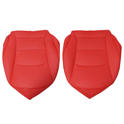 For 2017-2023 Tesla Model 3 Leather Full Set Seat Cover Front & Rear Cushion Red