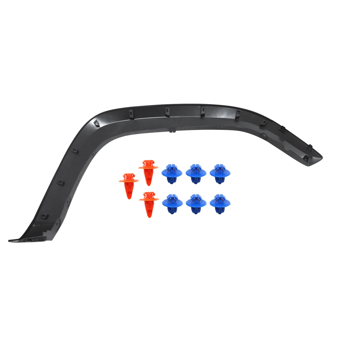 Front Driver Fender Flares Fit For 2016-2023 Toyota Tacoma Black Plastic Bolt-on
