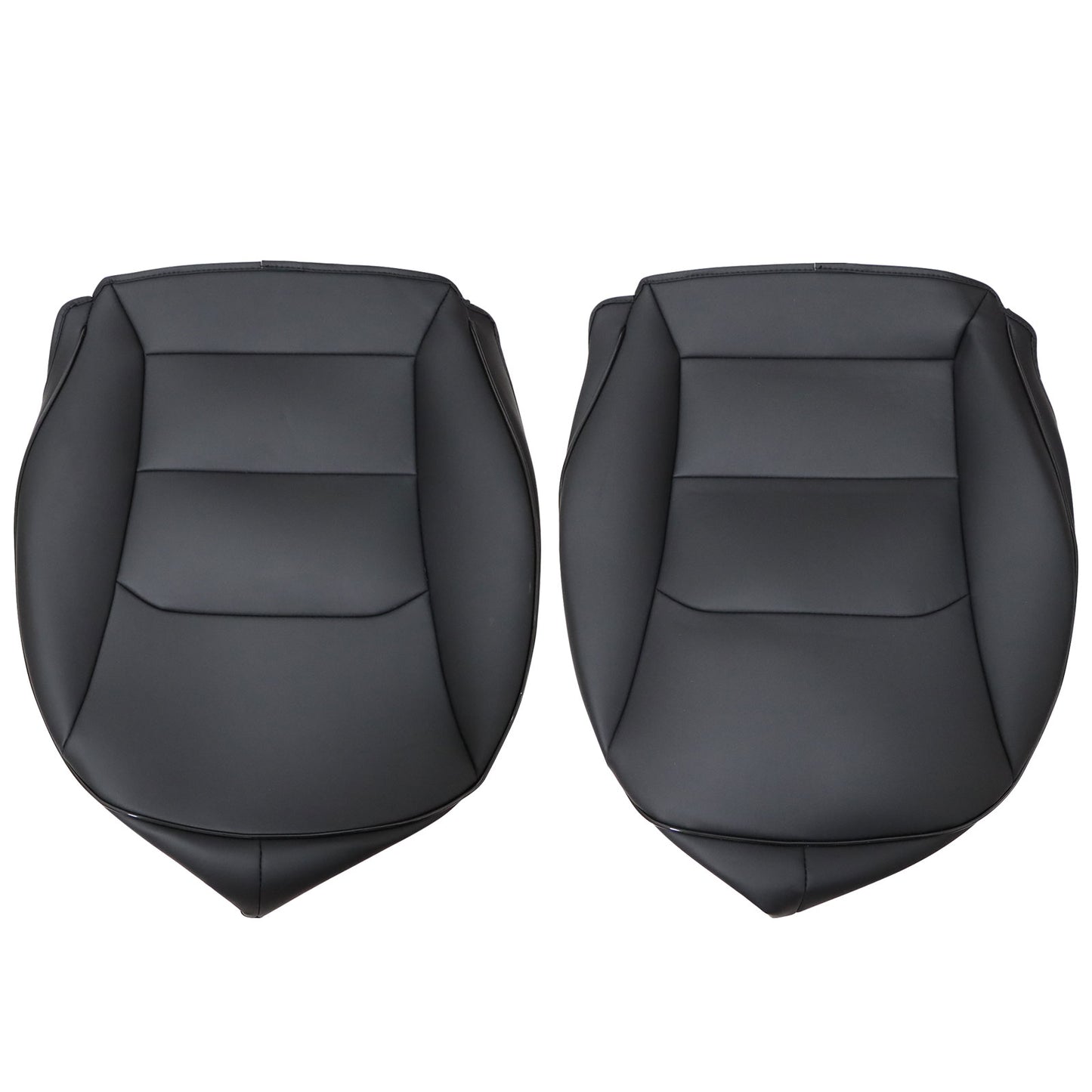 For 2020-2024 Tesla Model Y Faux Leather Front & Rear 5-Seat Cover Cushion Black