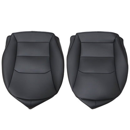 For 2020-2024 Tesla Model Y Faux Leather Front & Rear 5-Seat Cover Cushion Black