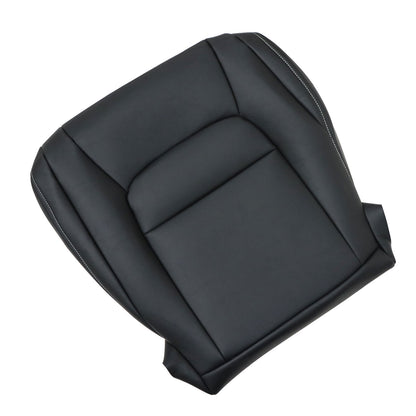 Driver Side Bottom Leather Seat Cover Black For 2014 2015 Toyota Land Cruiser