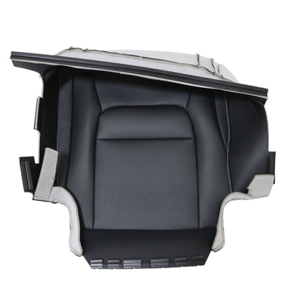 Driver Side Bottom Leather Seat Cover Black For 2014 2015 Toyota Land Cruiser