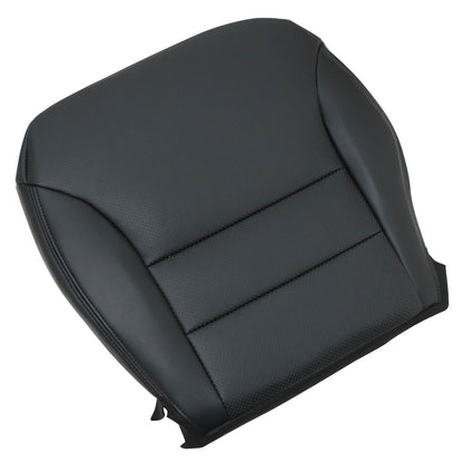 Fits 2005-2007 Honda CRV Driver Bottom Replacement Perf Leather Seat Cover Black