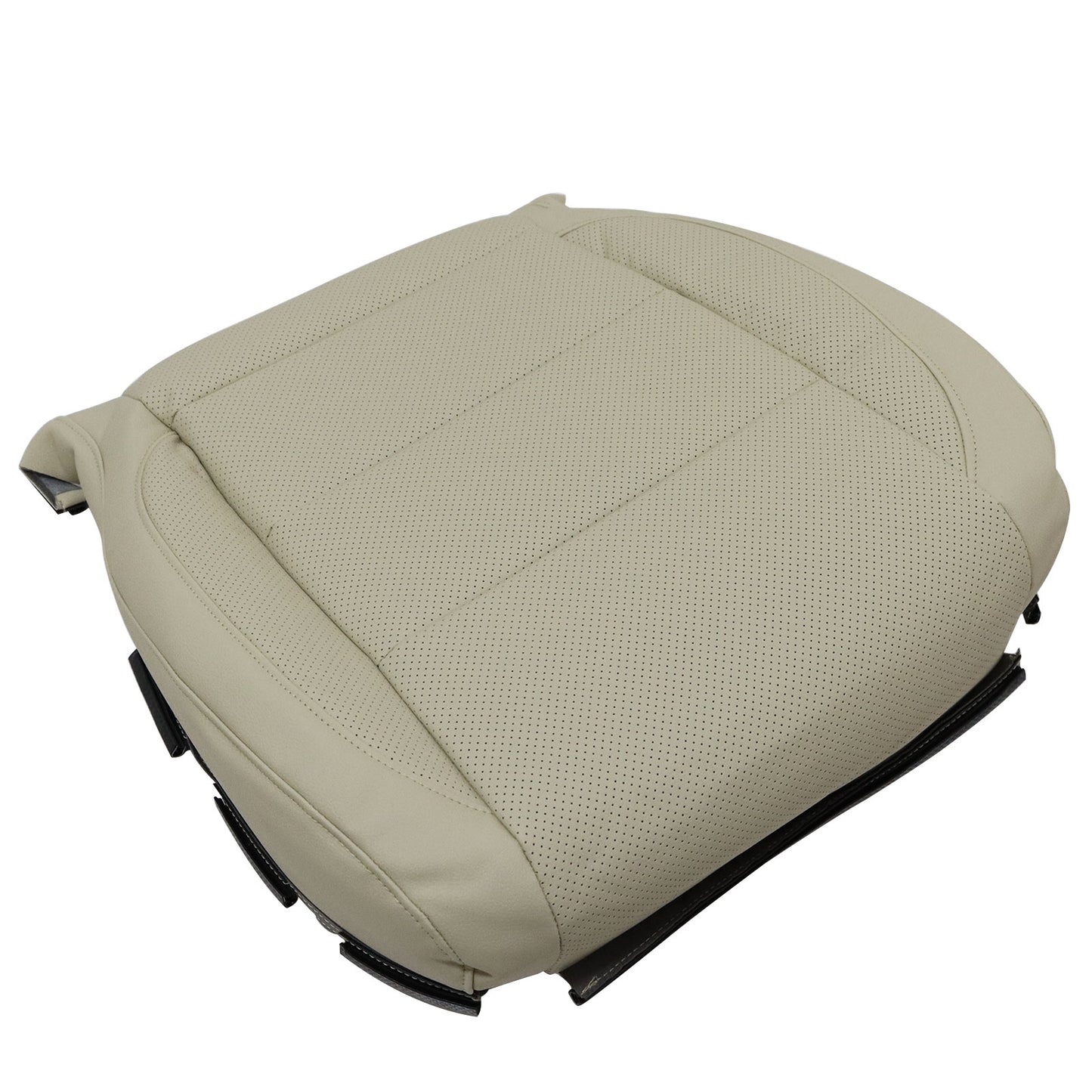 Front Passenger  Bottom Leather Seat Cover Tan For 2009 2010 Volkswagen Jetta