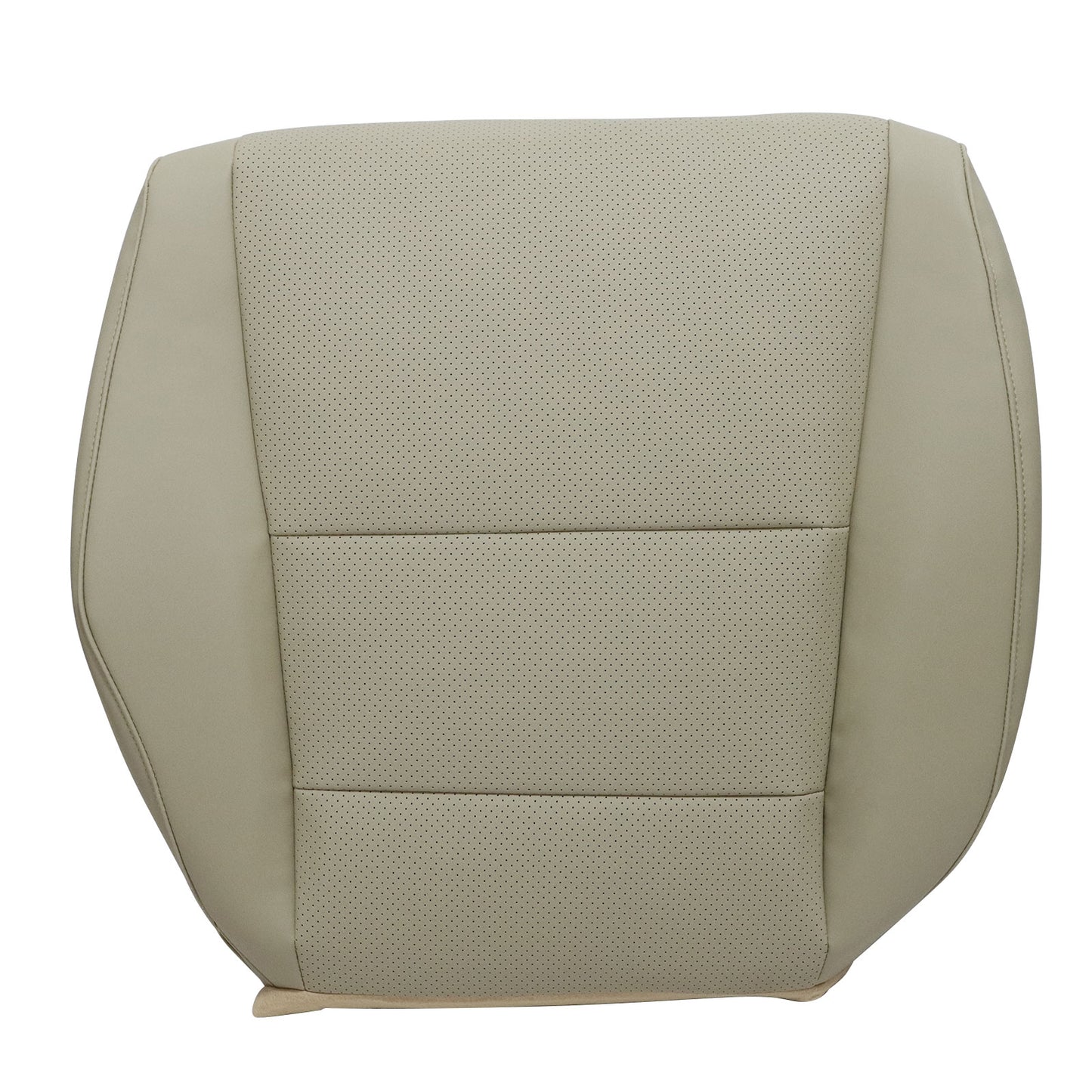 For 2009-2014 Acura TSX Passenger Bottom Replacement Perf Leather Seat Cover Tan