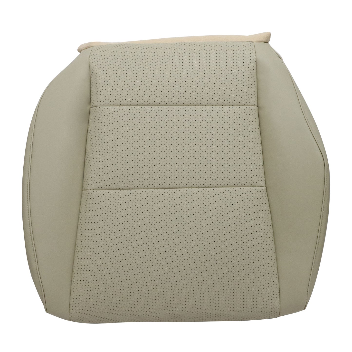 For 2009-2014 Acura TSX Passenger Bottom Replacement Perf Leather Seat Cover Tan
