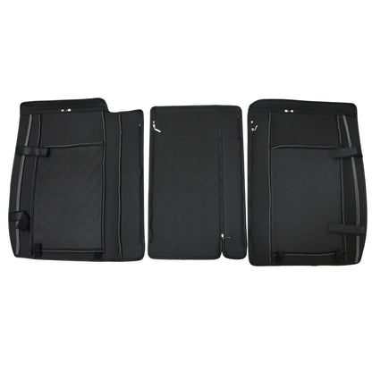Front Rear 5-Seat Cover Full Surround Set For 2009-2022 Ford F150 F250 Crew Cab