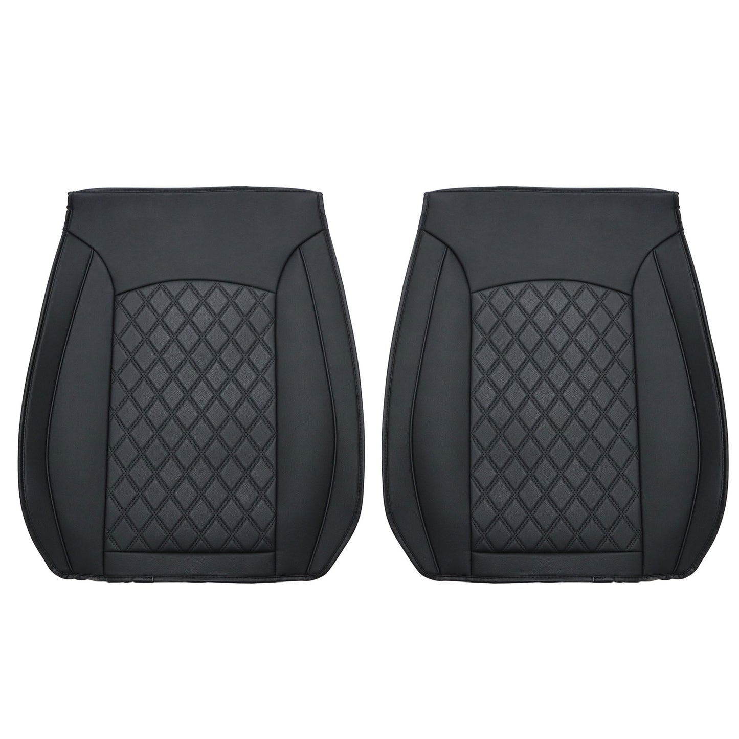 Full Set 5-Seat Cover Leather Pad Fits 2007-2021 Chevy Silverado 1500 GMC Sierra