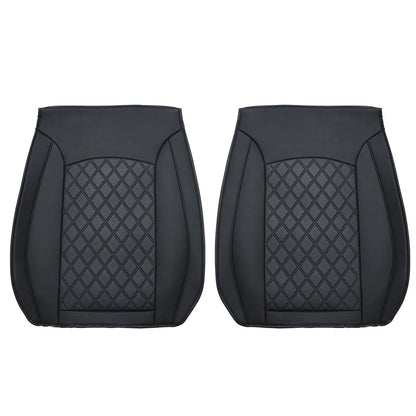 Full Set 5-Seat Cover Leather Pad Fits 2007-2021 Chevy Silverado 1500 GMC Sierra