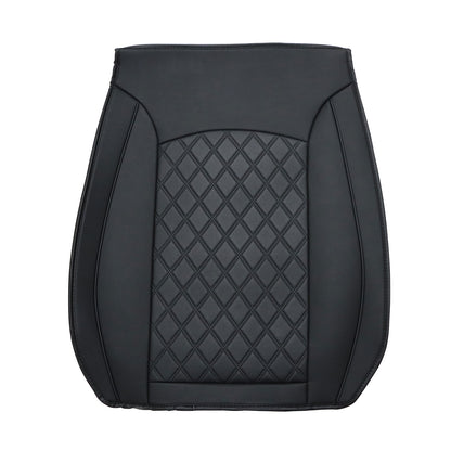 Full Set 5-Seat Cover Leather Pad Fits 2007-2021 Chevy Silverado 1500 GMC Sierra