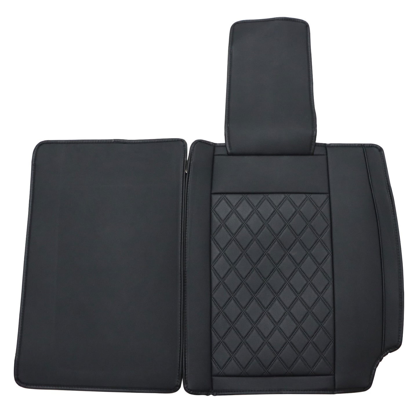 Full Set 5-Seat Cover Leather Pad Fits 2007-2021 Chevy Silverado 1500 GMC Sierra