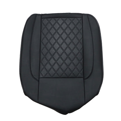 Full Set 5-Seat Cover Leather Pad Fits 2007-2021 Chevy Silverado 1500 GMC Sierra