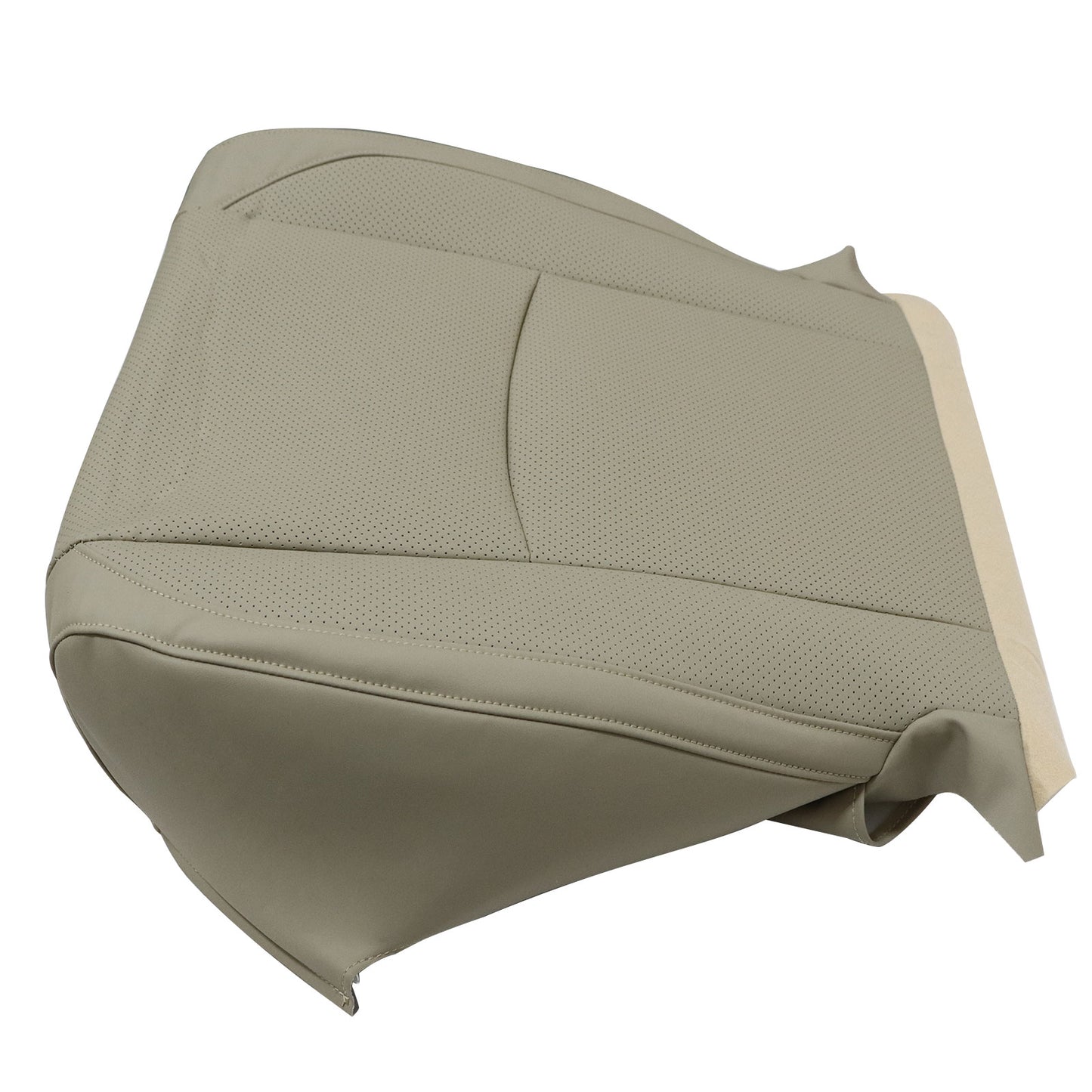 Passenger Bottom Leather Seat Cover Tan Perforated For 03-09 Lexus RX330 RX350