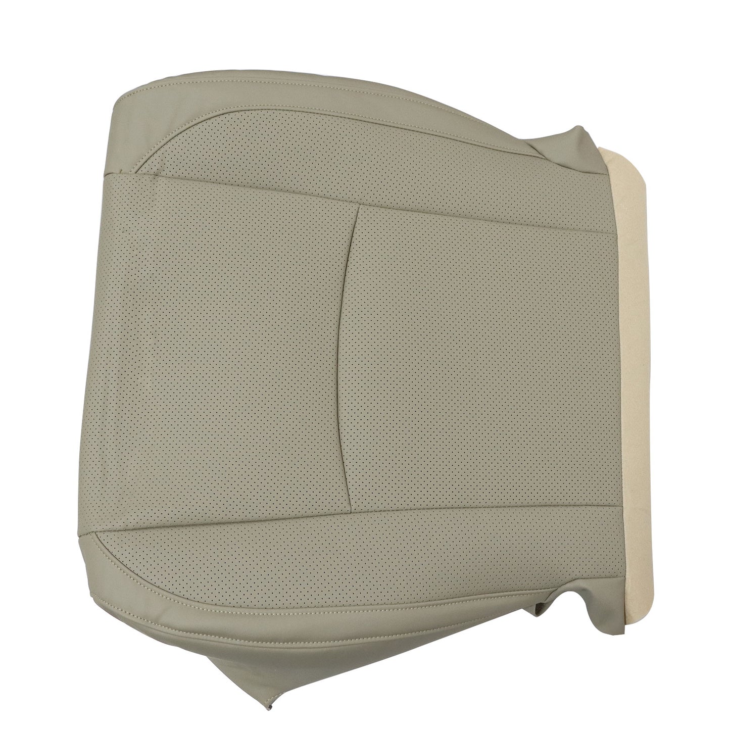 Passenger Bottom Leather Seat Cover Tan Perforated For 03-09 Lexus RX330 RX350