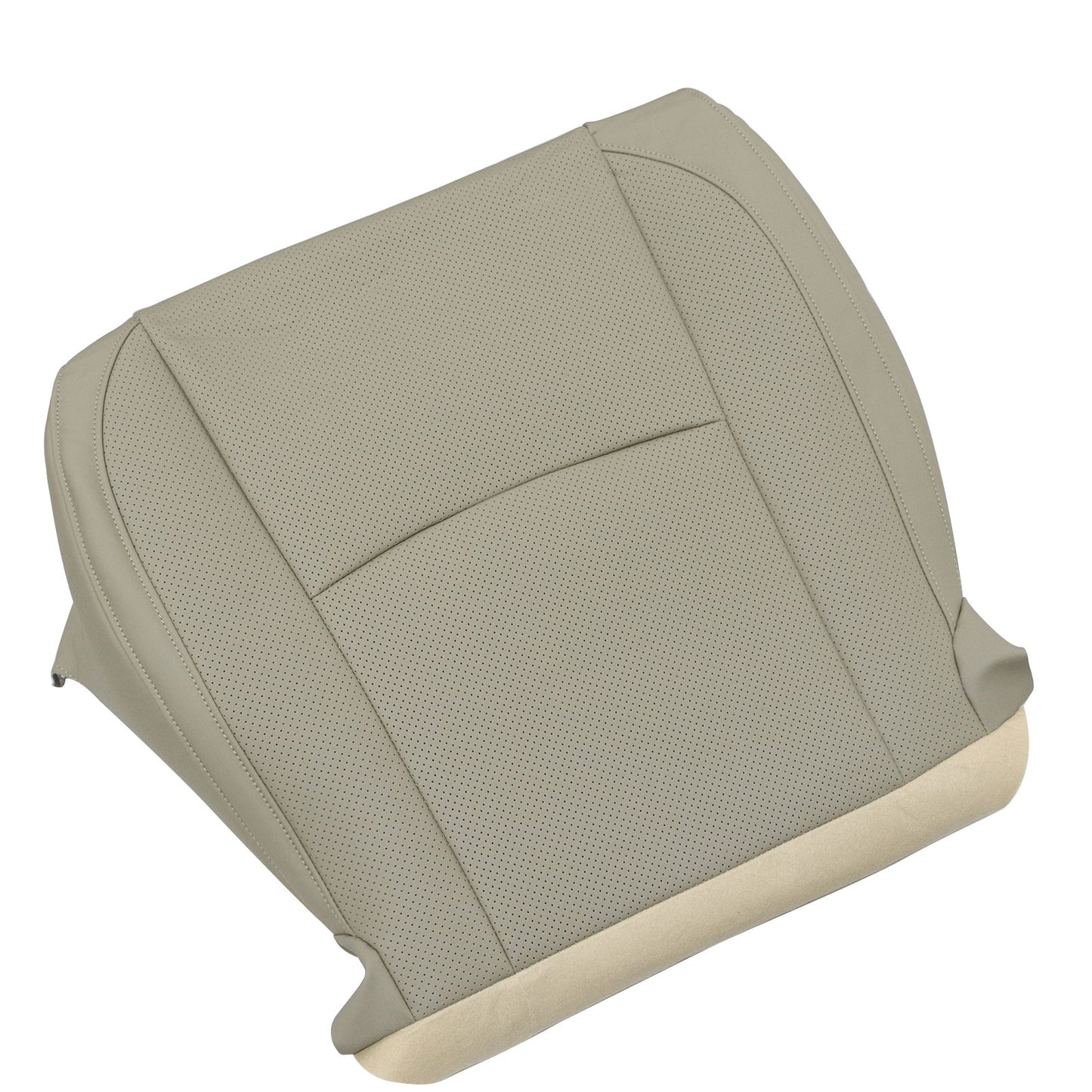 Passenger Bottom Leather Seat Cover Tan Perforated For 03-09 Lexus RX330 RX350