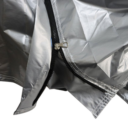 Upgrade Car Cover For Outdoor Dirty Sun Rain Snow Waterproof Breathable Silver